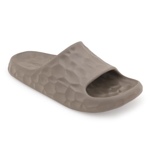 Image of Red Tape Dark Green Pool Sliders for Men