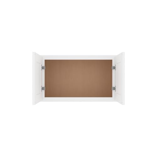 Image of Furinno Shaker Wall Kitchen Cabinet, Ready to Assemble, 12 D x 30 W x 18 H, White