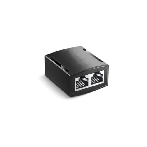 Image of Reliable RJ45 Inline Coupler Featuring AntiInterference Design Robusts Construction for Cat7 /Cat6 /Cat5e Ethernet Cable