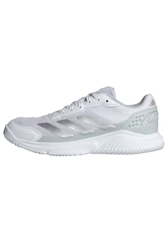 adidas Womens Courtquick Padel ShoesSHOES Ftwr White Silver Met Ftwr White 36 EU