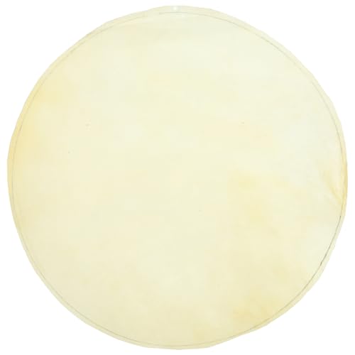 VICASKY African Drum Skin Sheepskin Leather Drum Cover for Percussion Instruments Easy Clean Durable for Sound and Vibration Reduction