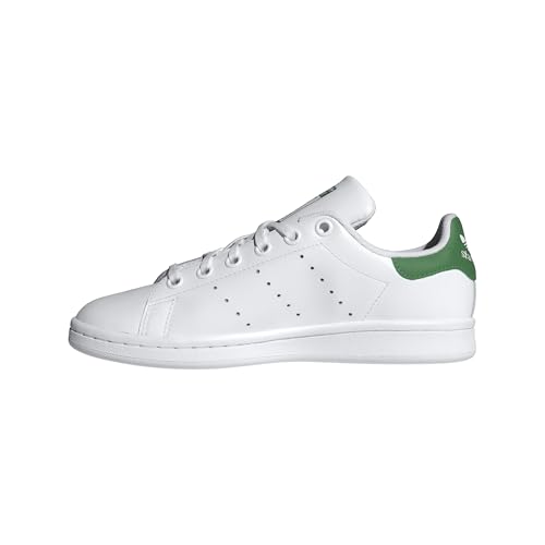 adidas Zapatos Stan Smith J Código JP9710 Blanco, Blanco y verde., 37 1/3 EU