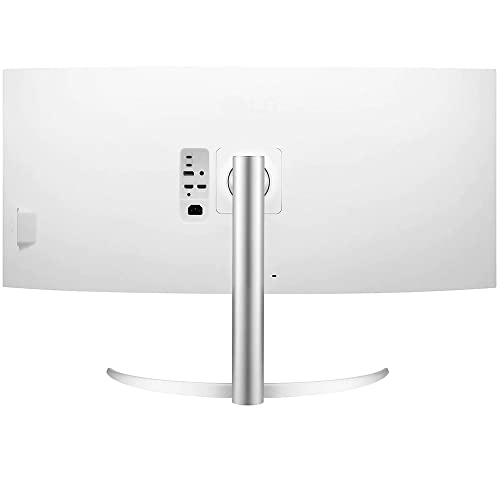 Lg 40Wp95C-W 40" Curved Ultrawide 5K2K Nano Ips Monitor With Thunderbolt 4 Bundle With Deco Gear 6Ft 4K Hdmi 2.0 Cable, Deco Gear Gaming Mouse Pad And Microfiber Cleaning Cloth #TOP6