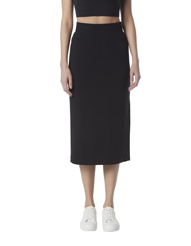 Andrew Marc Women's Stretch French Terry Midi Skirt2