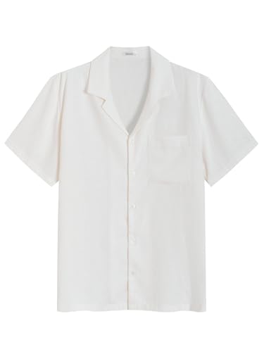 Latuza Men's Linen Pajama Set Linen Rayon Lounge Sets 2 Piece Outfits2