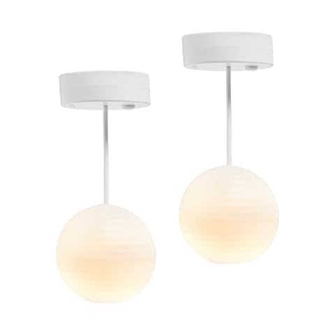 LUNDBY Dolls House Lights Furniture Accessories -- 2 Chinese Battery Lantern Lights Ceiling for Mini Dolls Doll 11 cm -- Age 4+ - 1:18 Cover