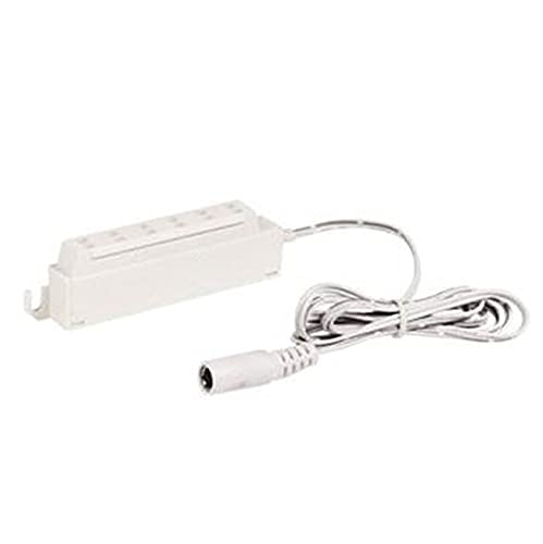 Nora Lighting NMPA-6P-24B 24 in. 6-Port Power Line Interconnect Cable for Josh Puck, Black