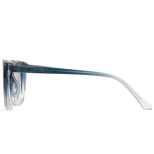 Image of Cyxus Cat Eye Magnetic Clip-On Sunglasses Women Polarized Blue Light Blocking UV400 Protection P1221