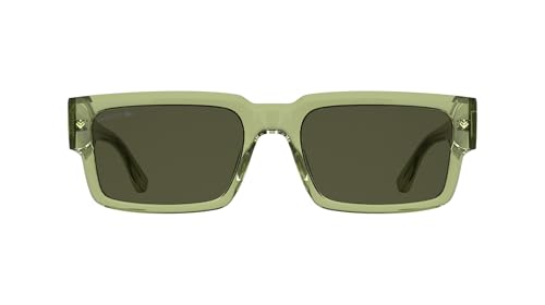 Lacoste Unisex Adult Sunglasses L6082S - Transparent Light Green with Solid Khaki Lens
