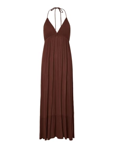 Robe unie à bretelles Pieces Pckaya en tissu tissé fluide femme