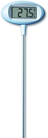 TFA Dostmann Thermomètre Analogique Intérieur Extérieur En Acier Inoxydable Brossé 45 X 9 X 280