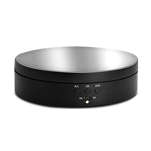 Hahhhha Rotating Display Stand, 360 Automatic Mute Rotating Turntable