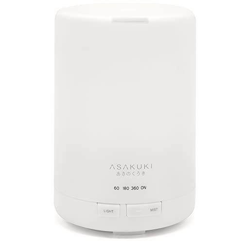 Image of ASAKUKI 300ML Essential Oil Diffuser, Quiet 5-in-1 Premium Humidifier, Natural Home Fragrance Aroma Diffuser with 7 LED Color Changing Light and Auto-Off Safety Switch