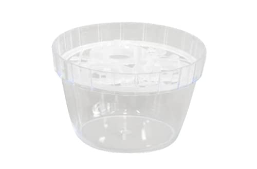 大和プラスチック 鉢・プランター 水栽ポット NO.2 φ130×H80 クリアー