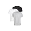 Black/Grey Heather/White