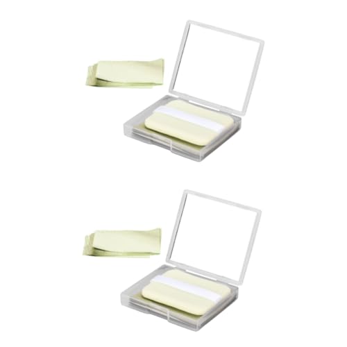 BIUDECO 2 Sets Oil Blotting Sheets Practical Oil Absorbing Paper Face Cleaning Sheets for Oily Skin