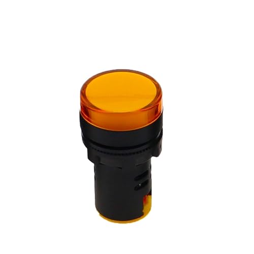Voyant LED 22mm jaune pour sécuriser les panneaux 220V