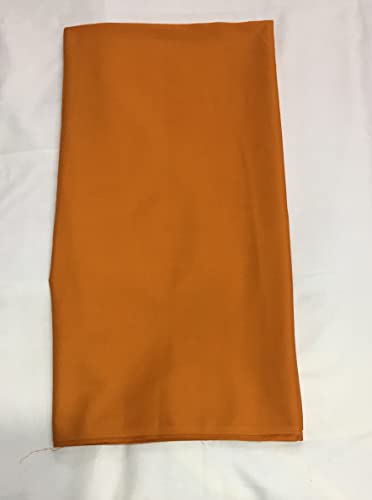 Image of BKRKJ Women's Lizibizi Cotton Unstitched Dress Material Plain Fabric by Meter for Sewing Suit,Salwar,Blouse,Shirt,Kurta,Pyjama,Pathani,Kameez,Chudidar,Patiyala (Rust,Dark Mustard 7, 2 Meter)