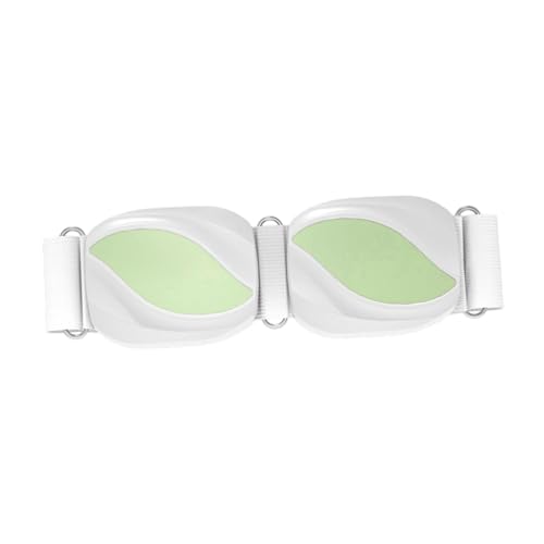 FashionCha Cinturón Inalámbrico para Entrenamiento de Abdomen, Dispositivo de Modelado Corporal, Blanco Verde