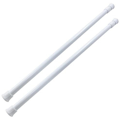 Waziaqoc 2 Pack Window Security Bar, 17-27.6 Inch Extendable Tension Rods for Bathroom Cupboards, Enhanced Safety and Protection