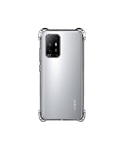Image of COVERBLACK Rubber Back Cover for Oppo CPH2211 / A94-5G - Transparent