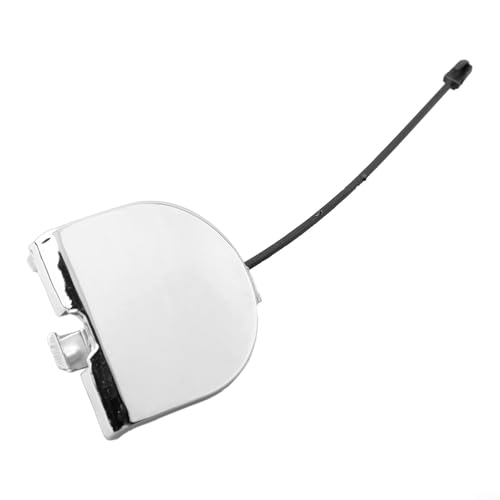 Chrome Rear Bumper Towing Eye Cover for Fiat 500 2007-2012 OEM 735455393 Replacement Accessory Compatible with Standard Tow Hook Mounting Simple Install