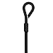 BISupply Ground Anchors, 15 Inch - 4pk Black Shed Anchor Kit Greenhouse Tie Down Ground Stakes with Drillable Eyebolt