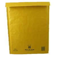 50 x Mail Lite Oro G/4 (240 x 330 mm) Buste imbottite a bolle d' aria