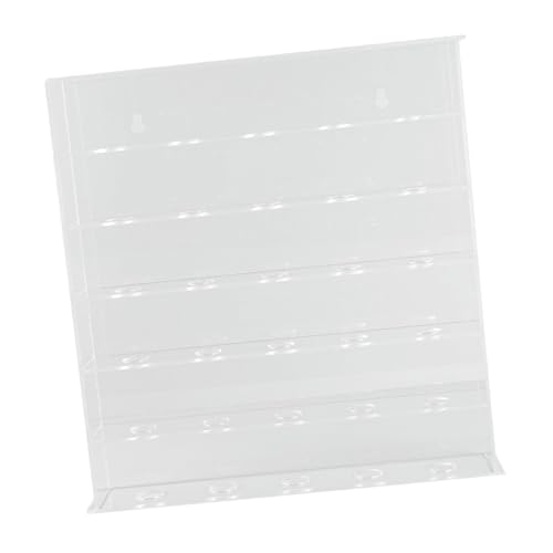 Colaxi Golf Ball Display Case Cabinet, Acrylic Gifts 6 Tier Clear Collection Showcase Golf Ball Display Rack Cabinet Holds 30 Balls, S