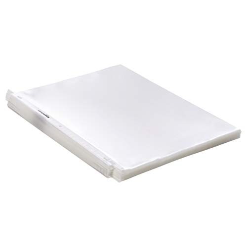 AmazonBasics Clear Sheet Protector for 3 Ring Binder, 8.5" x 11" - 100-Pack