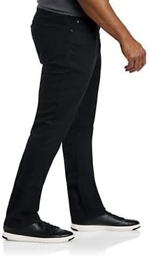 True Nation by DXL Men's Big and Tall Black Eco Tapered-Fit Stretch Jeans - Image 3