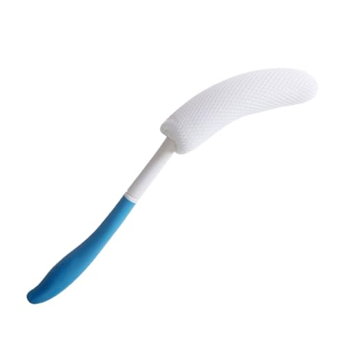 FRCOLOR 1Pc Long Handle Bath Brush Exfoliating Sponge Back Scrubber for Easy Bathing for Men Women and Elderly Stimulates Circulation Enhances Skin Quality