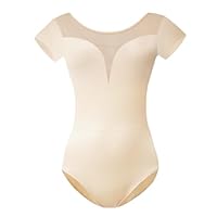 ROYAL SMEELA Body donna danza classica body ballerina danza classica adulto body danza manica corta donna body ballo donna body da balletto body di danza classica per le donne body di ginnastica
