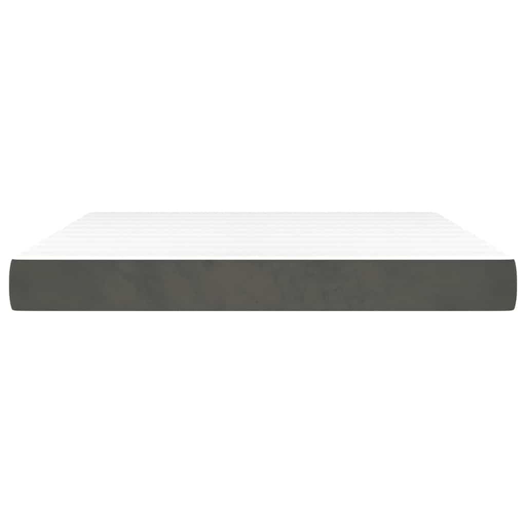 Materac z workami sprężynowymi 160 x 220 x 20 cm, ciemnoszary