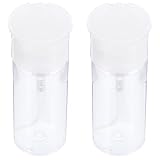 IMIKEYA Botellas de Almacenamiento Rellenable Petg 100 Ml Pack 2 Unidades Botella Vacía para Cosméticos Maquillaje y Viaje Diseño Portátil y Resistente sin Fugas