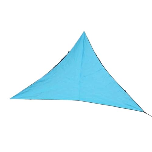 Toldo Vela de Sombra Triangular para camping y piscina, impermeable color azul