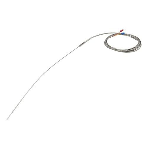 Sensor termopar blindado tipo K de 2m con sonda de 300mm para mediciones estables 4