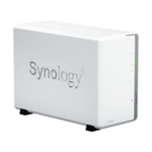 DS223j - Discstation NAS a 2 bay (Realtek RTD1619B, 4 core, 1,7 GHz, 1 GB DDR4 Ram 1 porta LAN RJ-45 1 GbE) da 4 TB con 2 dischi rigidi da 2 TB