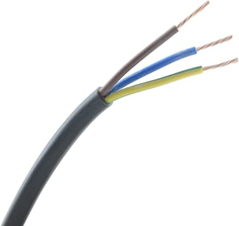 MPS 3 Core Round Black Flex Flexible Cable 3183Y 1.5 mm - Cut to Size (1 Metre)