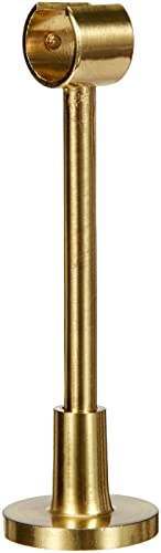 Flair Deco 11022033 0038 - Support de Plafond pour Tringle diamètre 20 mm, Effet Laiton avec 1 rainure en métal, écart Plafond Env. 13 cm Cover