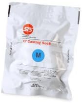 STS Company 1001-A Sock Casting Synthetic AFO Md Wht 10/Bx