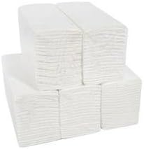 White Soft Embossed Luxury C Fold 2 Ply Paper Hand Towel Manufactured in UK (2,100)