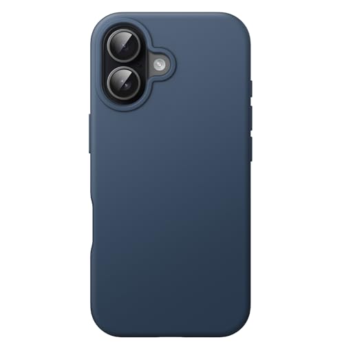 Image of JETech Liquid Silicone Case for iPhone 17 6.3-Inch, Silky Soft Touch Full-Body Protection, Anti-Scratch Shockproof Phone Cover with Microfiber Lining (Navy Blue)
