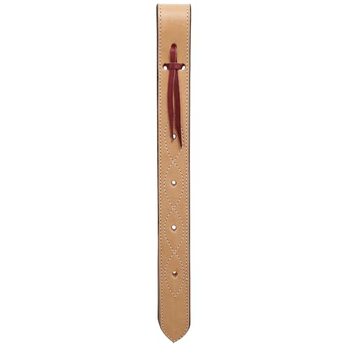 Showman Double Ply Stitched Leather Off Billet (Light)