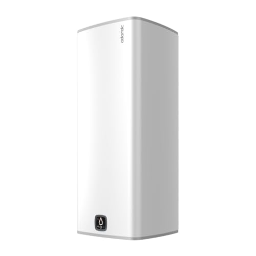 Chauffe-eau électrique connecté Linéo - 2400W - Carré vertical mural - 150L - 5 personnes - Blanc