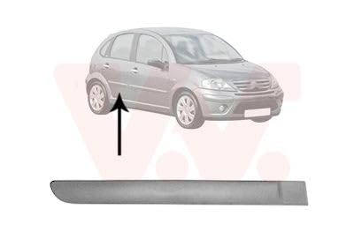 VAN WEZEL Modanatura decorativa/protettiva, Portiera 0925426 | Compatibile con: CITROËN C3 I, C3 Pluriel