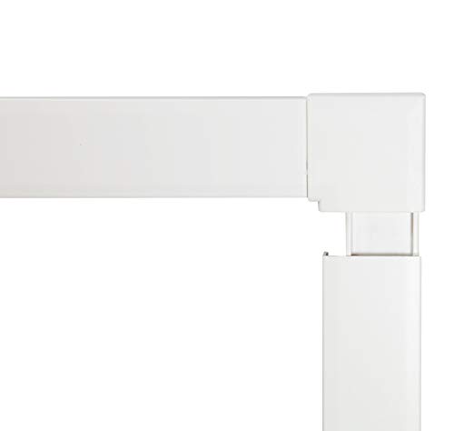 Windhager Insektenschutz Eckverbinderset Zubehör für Fliegengitter Spannrahmen Fenster und Türen aus Kunststoff, weiß