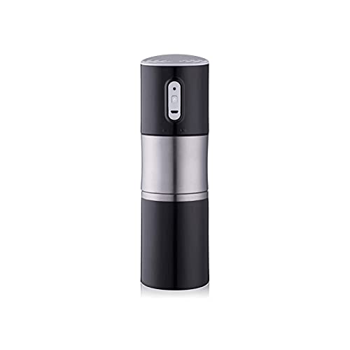 WGLL Molinillo de café eléctrico con múltiples moler ajustes, Cuchillas de Acero Inoxidable, Negro