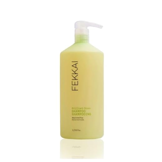 Fekkai Brilliant Gloss Shampoo - 1 Liter - Revives & Nourishes Dry, Frizz-Prone Hair - Salon Grade, EWG Compliant, Vegan & Cruelty Free