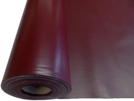 Waterproof Heavy Duty UV Resistant PVC Tarpaulin Fabric - Burgundy – PER METRE (Burgundy)